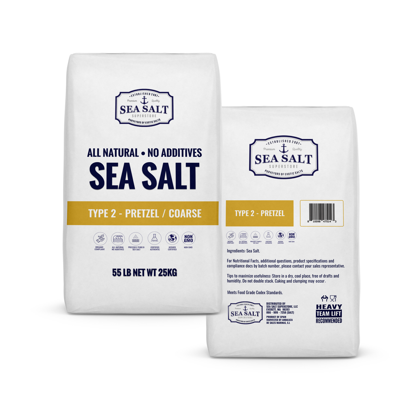 Pretzel Sea Salt - Bulk Pallet