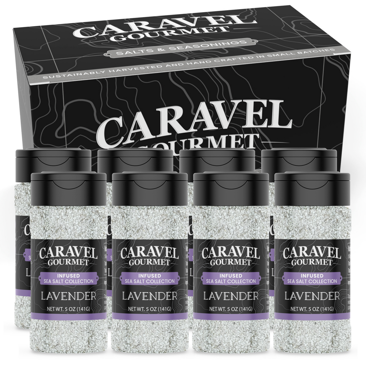 Lavender Sea Salt - Shaker - Case Pack - 8 units