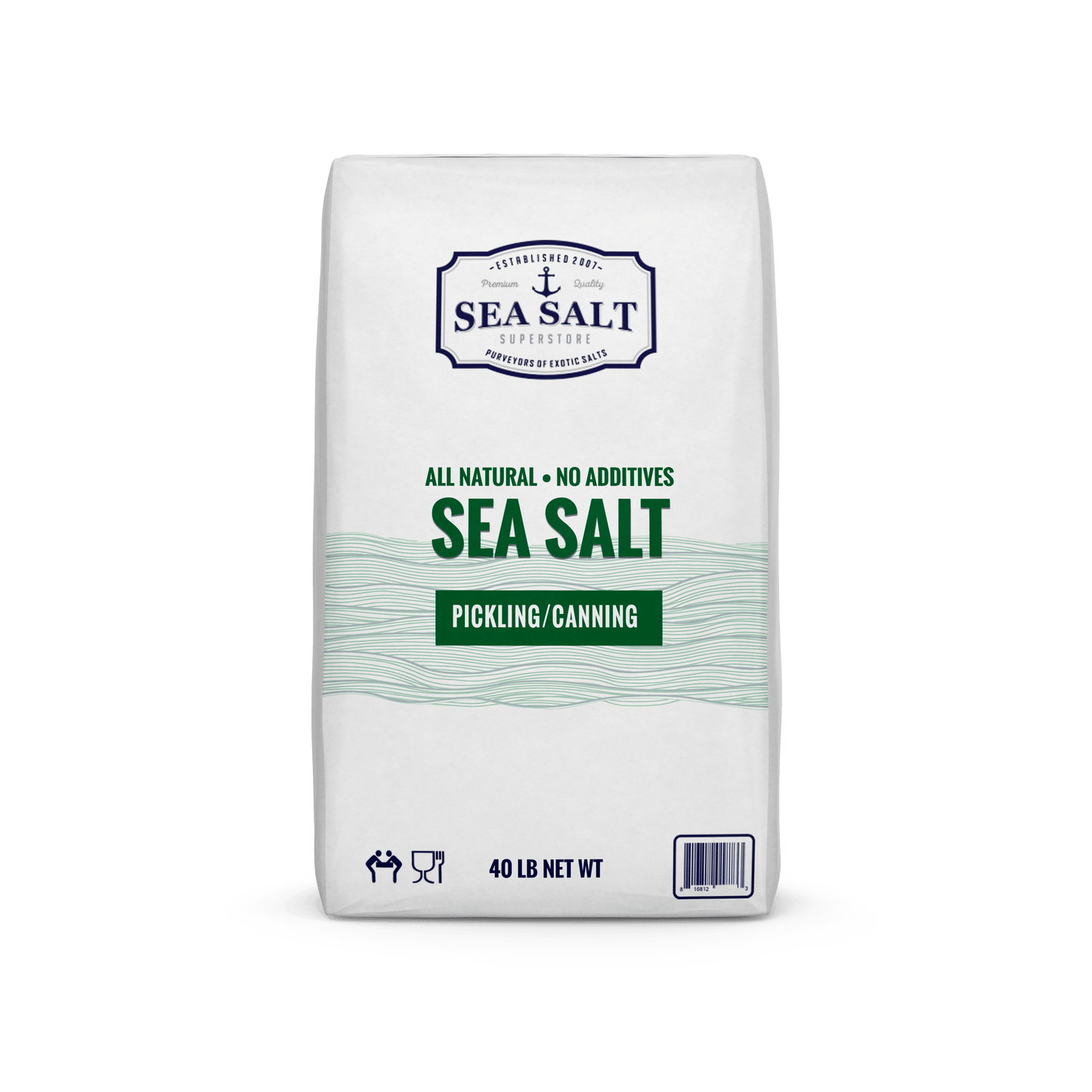 Pickling & Canning Sea Salt 2000 Lbs