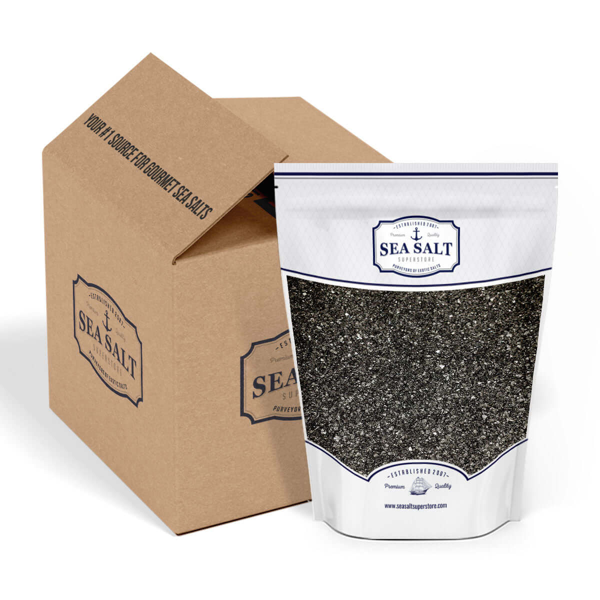 Hawaiian Style Black Lava Sea Salt