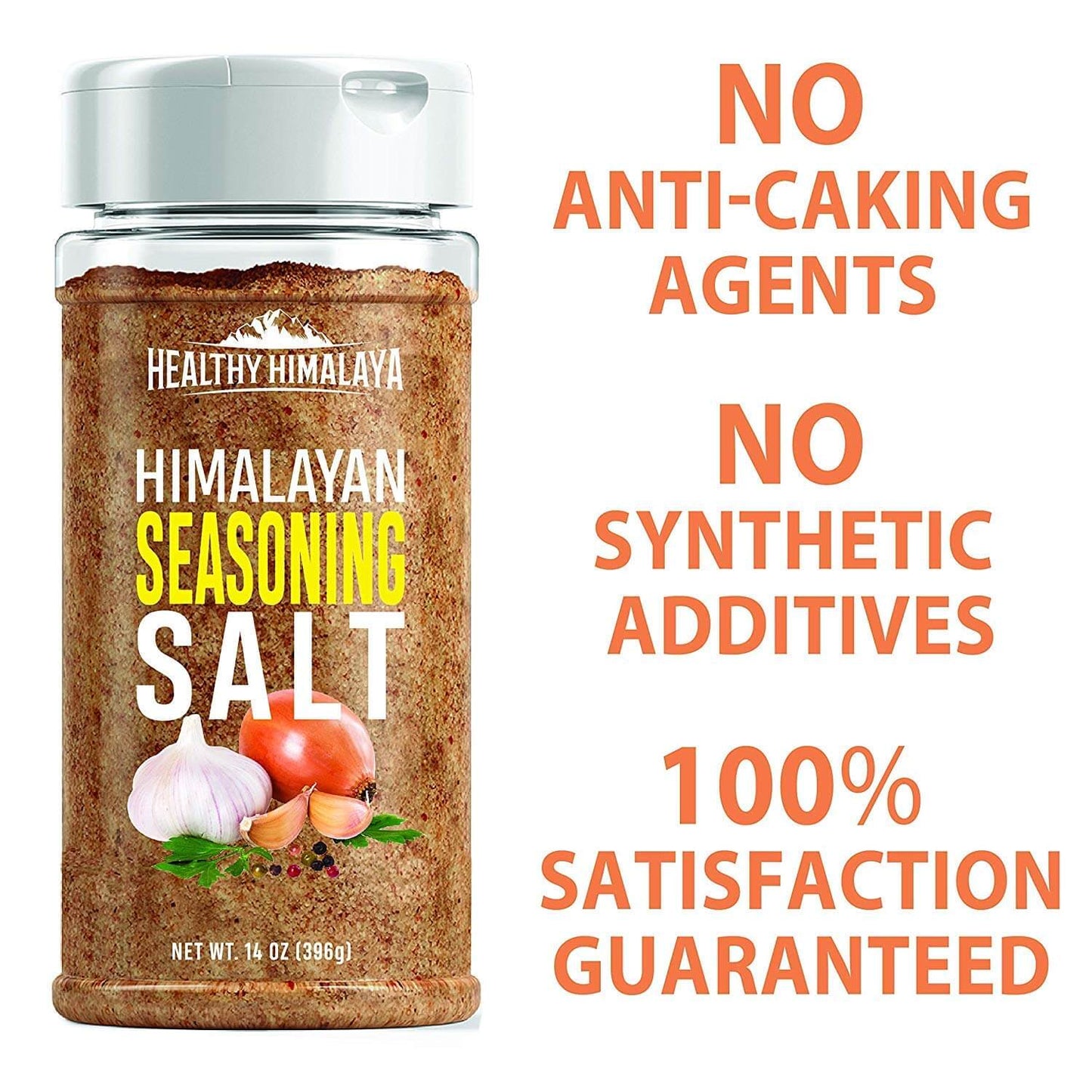 Pink Himalayan Seasoning Salt - 14 oz Shaker