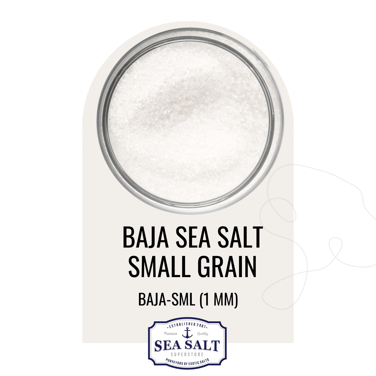 Natural Sea Salt - Small Grain - No Additives 2500 (1 Pallet)