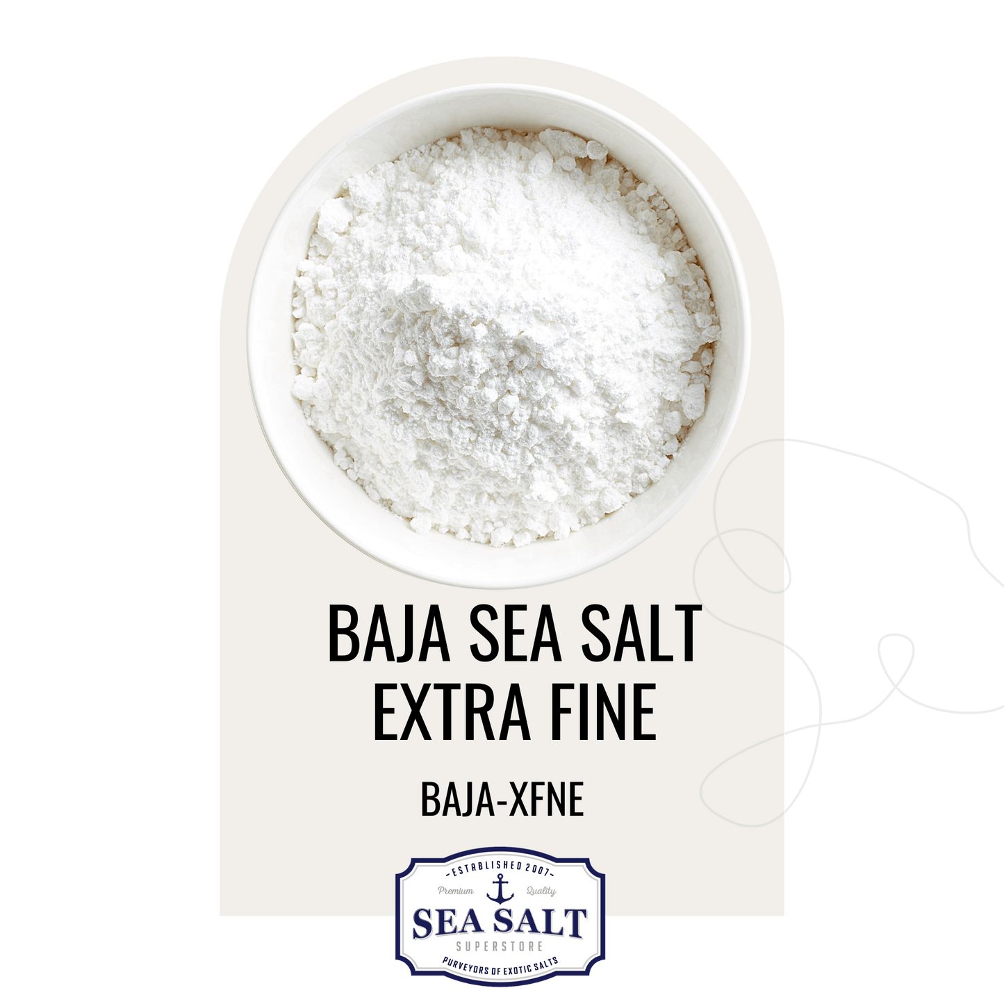 Natural Sea Salt - X-Fine Grain 42500 Lbs (17 Pallets/1 FTL)