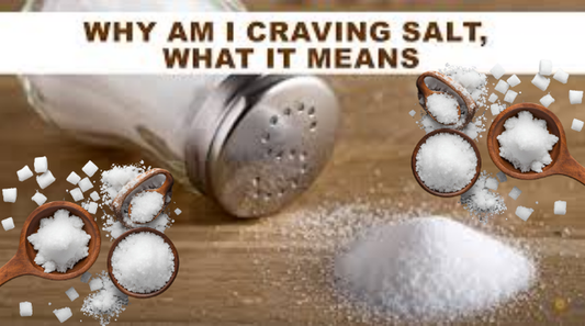 Why Do We Crave Salt? image showing a salt shaker and salt in bowls representing salt cravings and their meanings.