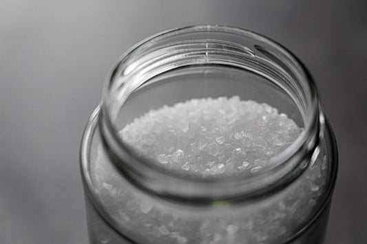 Stay Salty: Understanding Coarse Salt vs. Fine Salt in a jar of coarse salt.