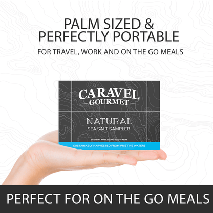 Natural Salt Sampler, Caravel Gourmet (Case of 12)