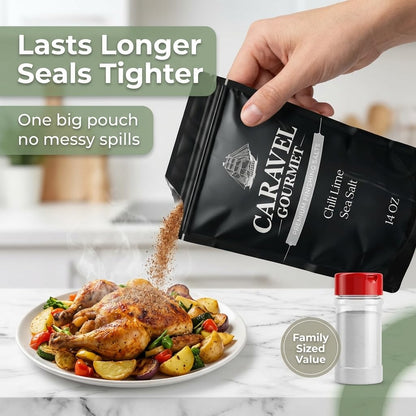 Chili Lime Sea Salt - 14 oz Pouch