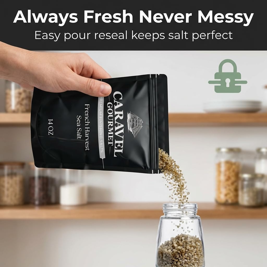 French Harvest Sea Salt - 14 oz Pouch