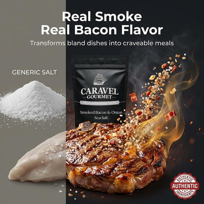Smoked Bacon & Onion Sea Salt - 14 oz Pouch