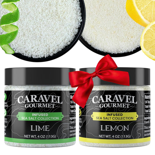 Citrus Sea Salt Gift Set - Lemon & Lime (2-Pack)