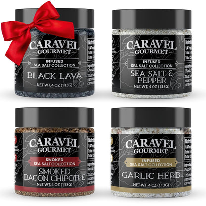 Infused Sea Salt Mega Sampler - 4 oz Jar 4-Pack