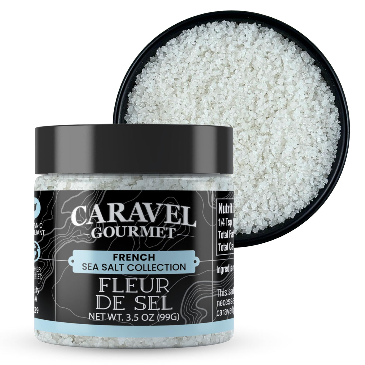 French Fleur de Sel - 3.5 oz Chef Jar