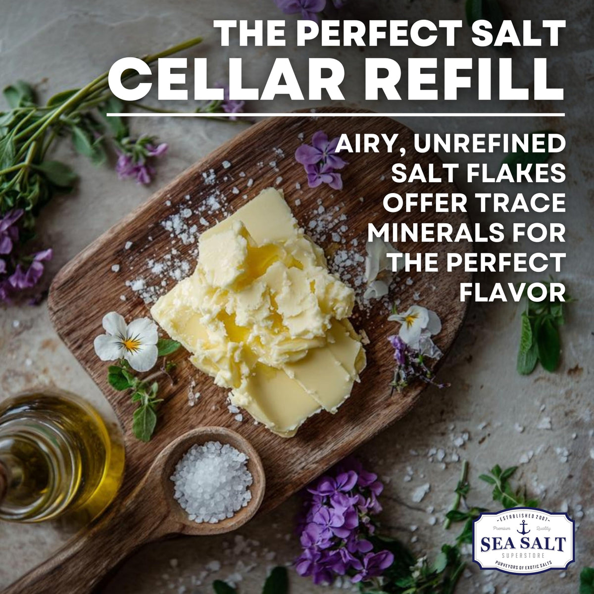 Mini Flake Sea Salt - 14 oz Pouch, product detail image 3