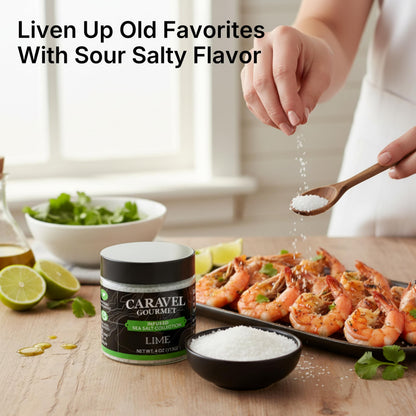 Lime Sea Salt - 4 oz Chef Jar