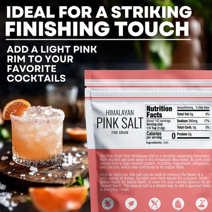Pink Himalayan Salt Fine Grain - 5 oz Pouch, product detail image 4