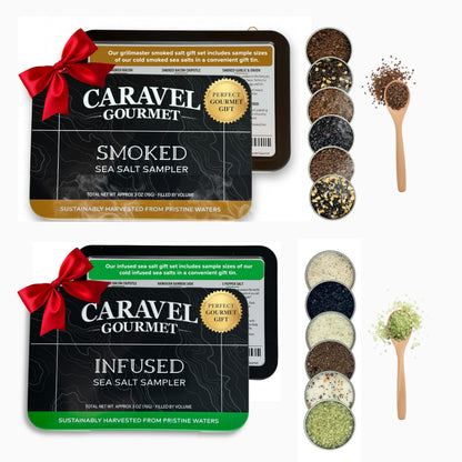Infused & Smoked Sea Salt Sampler - 12 Flavors