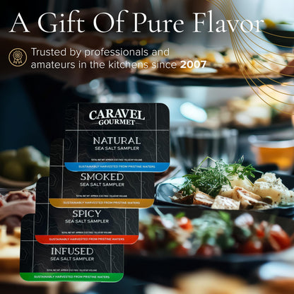 Sea Salt Sampler Collection - 24 Flavors (4-Pack)