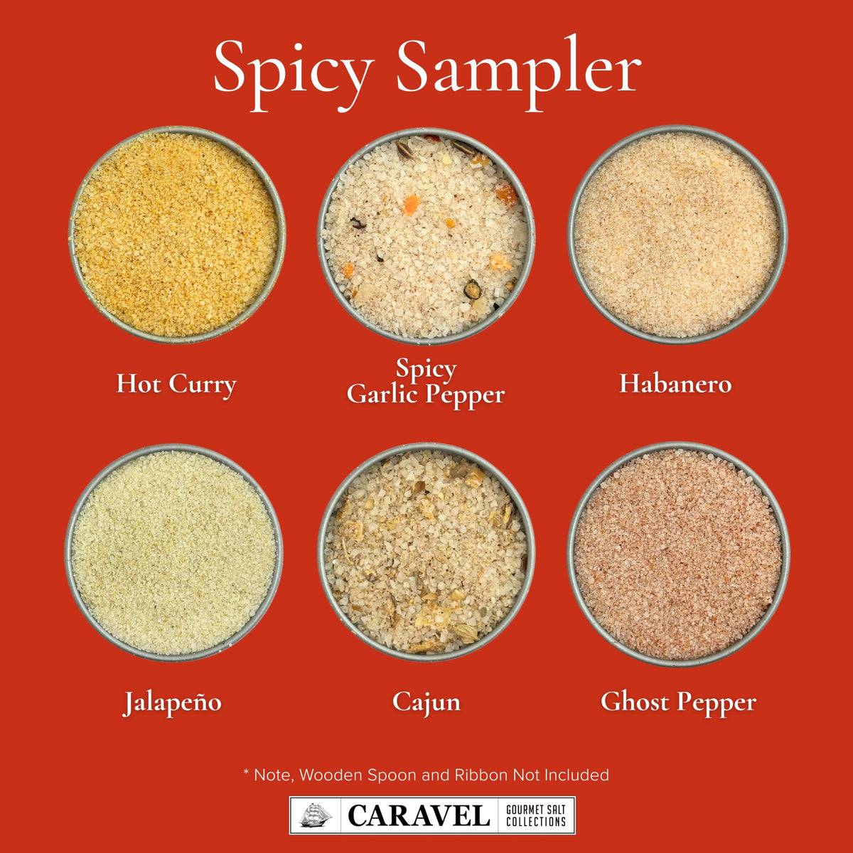 Spicy Sea Salt Sampler - 6 Flavors