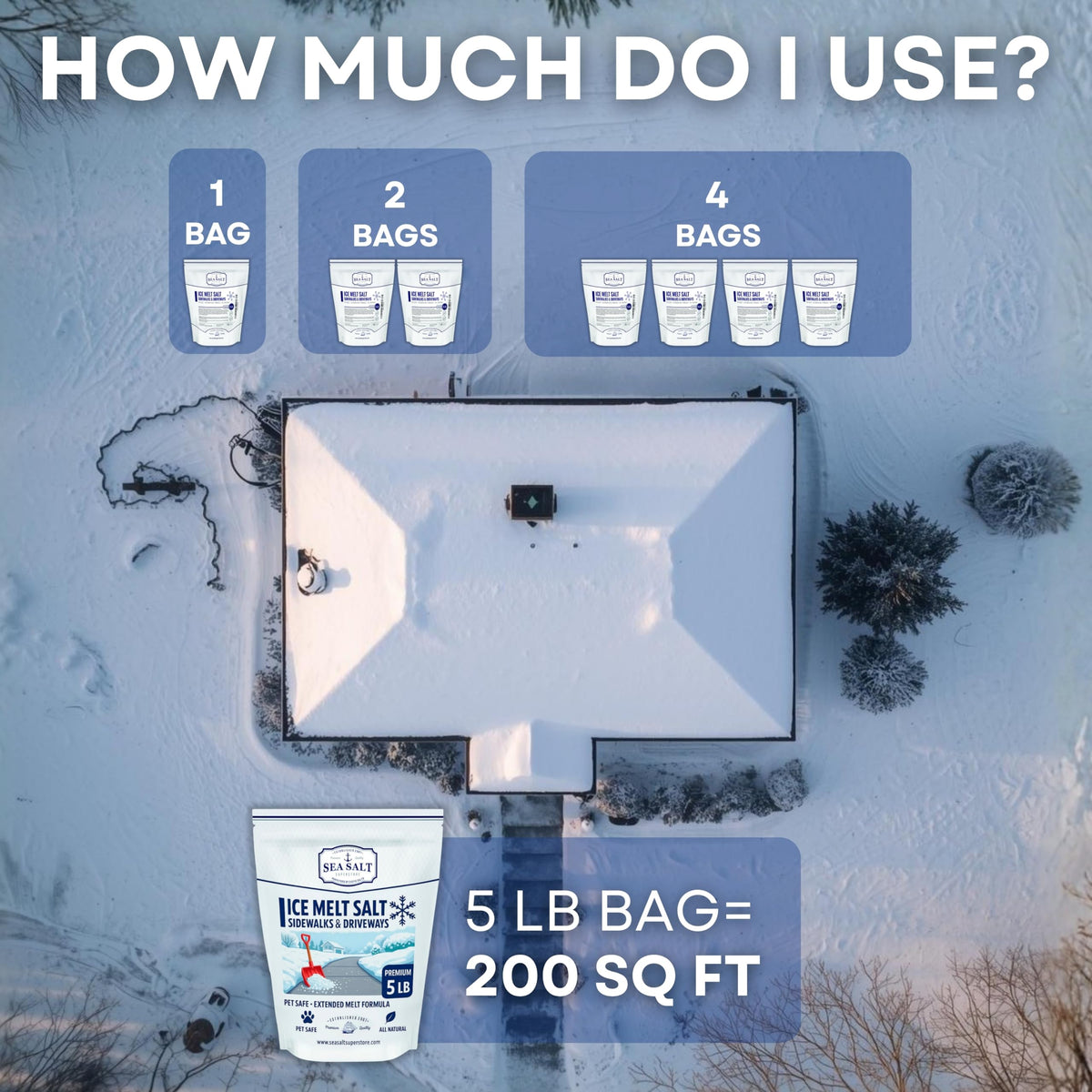 Natural Ice & Snow Melt - Pet & Kid Safe