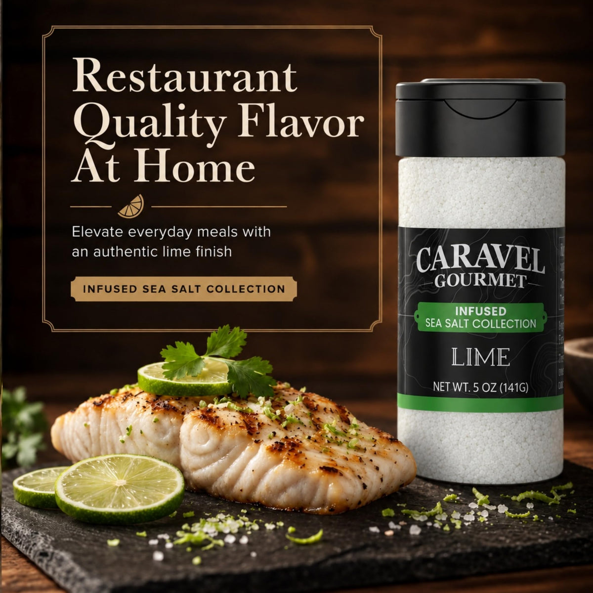 Lime Sea Salt - Shaker - Case Pack - 8 units, product detail image 5