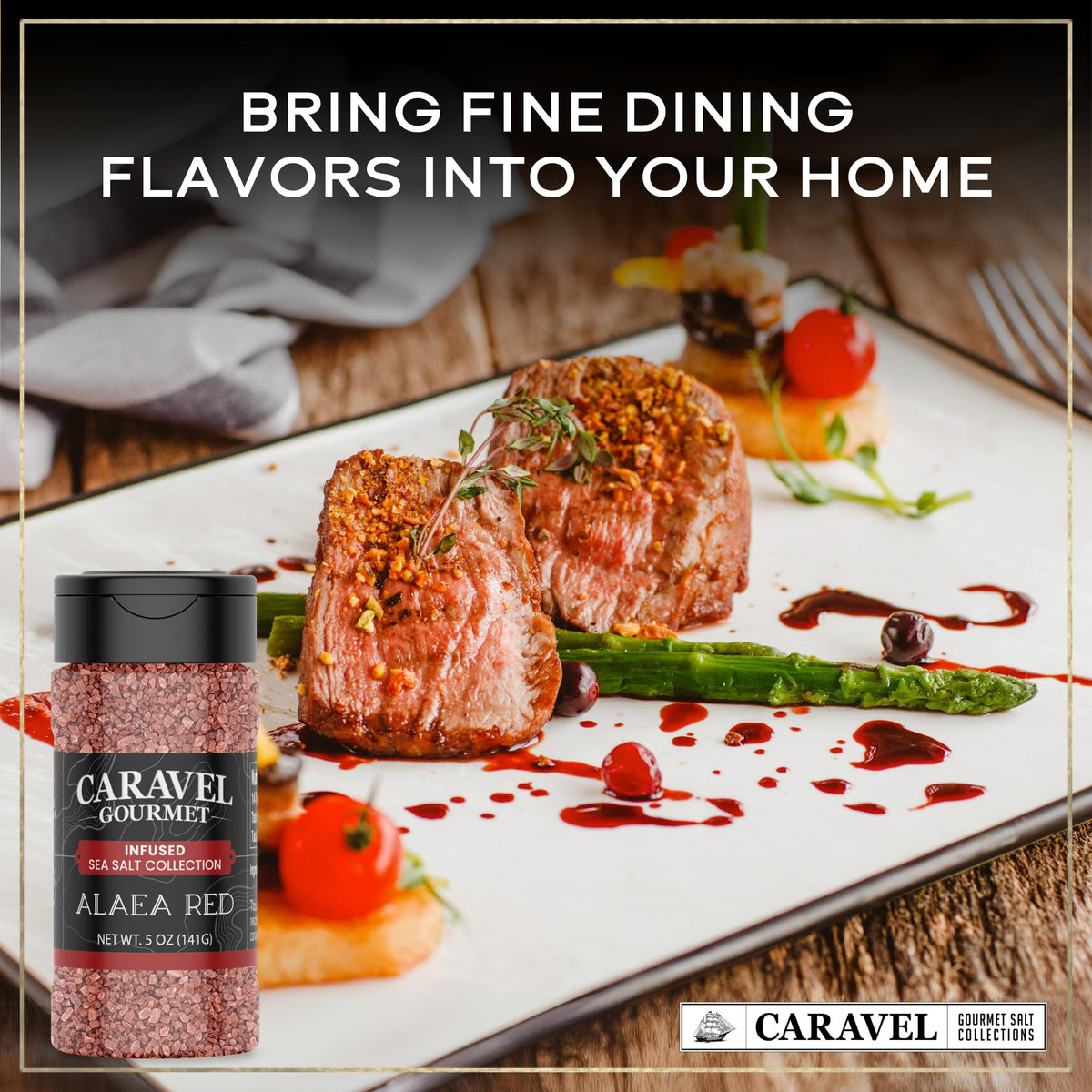 Hawaiian Sea Salt Shaker Gift Set - Alaea Red & Black Lava (2-Pack)