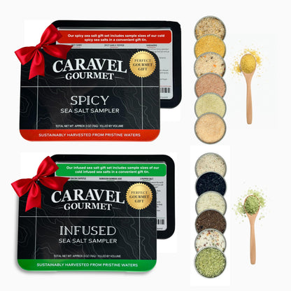 Infused & Spicy Sea Salt Sampler - 12 Flavors