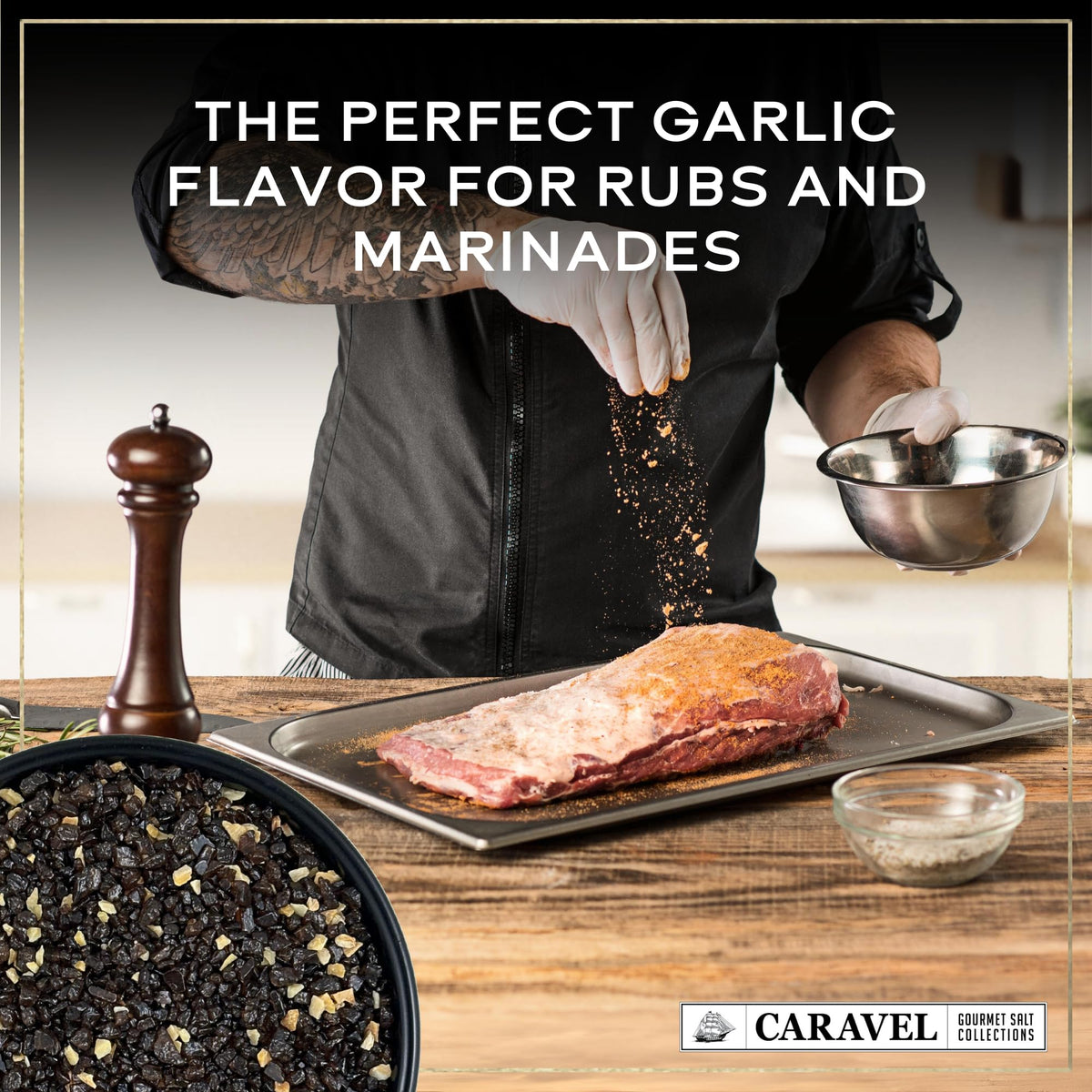 Smoked Garlic Sea Salt - 5 oz Shaker