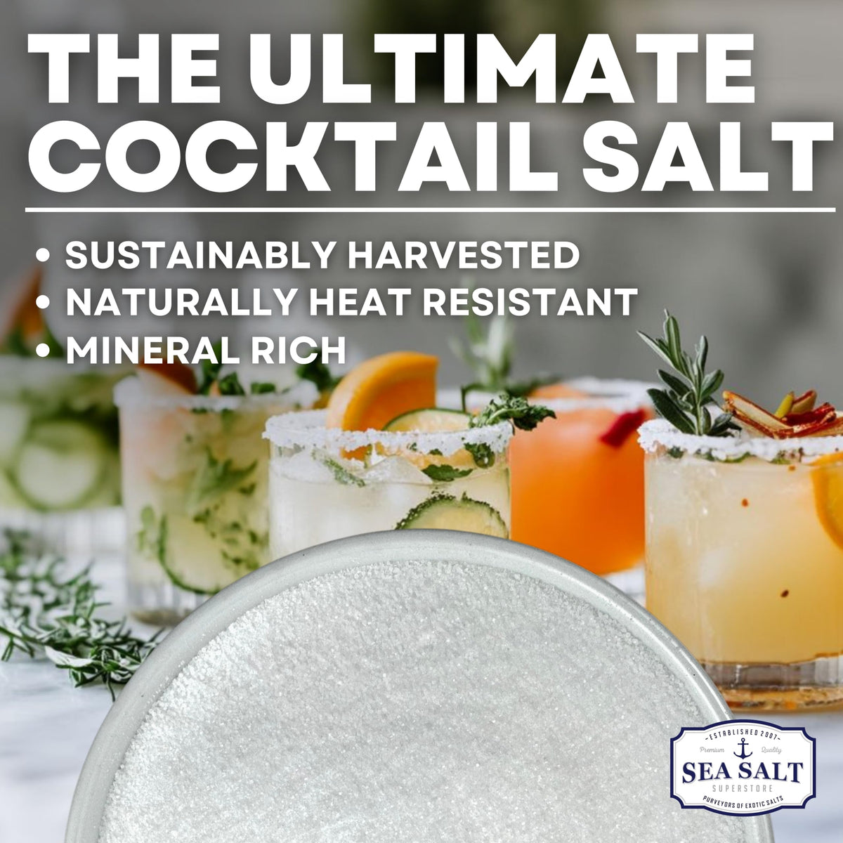 Margarita Sea Salt - 6 oz Tub, product detail image 2
