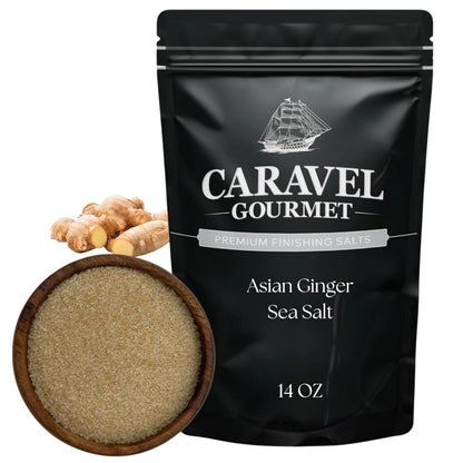 Asian Ginger Sea Salt - 14 oz Pouch