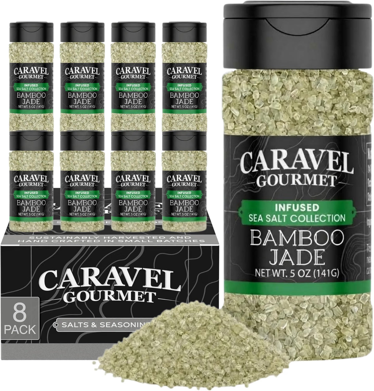 Bamboo Jade Salt - Shaker - Case Pack - 8 units