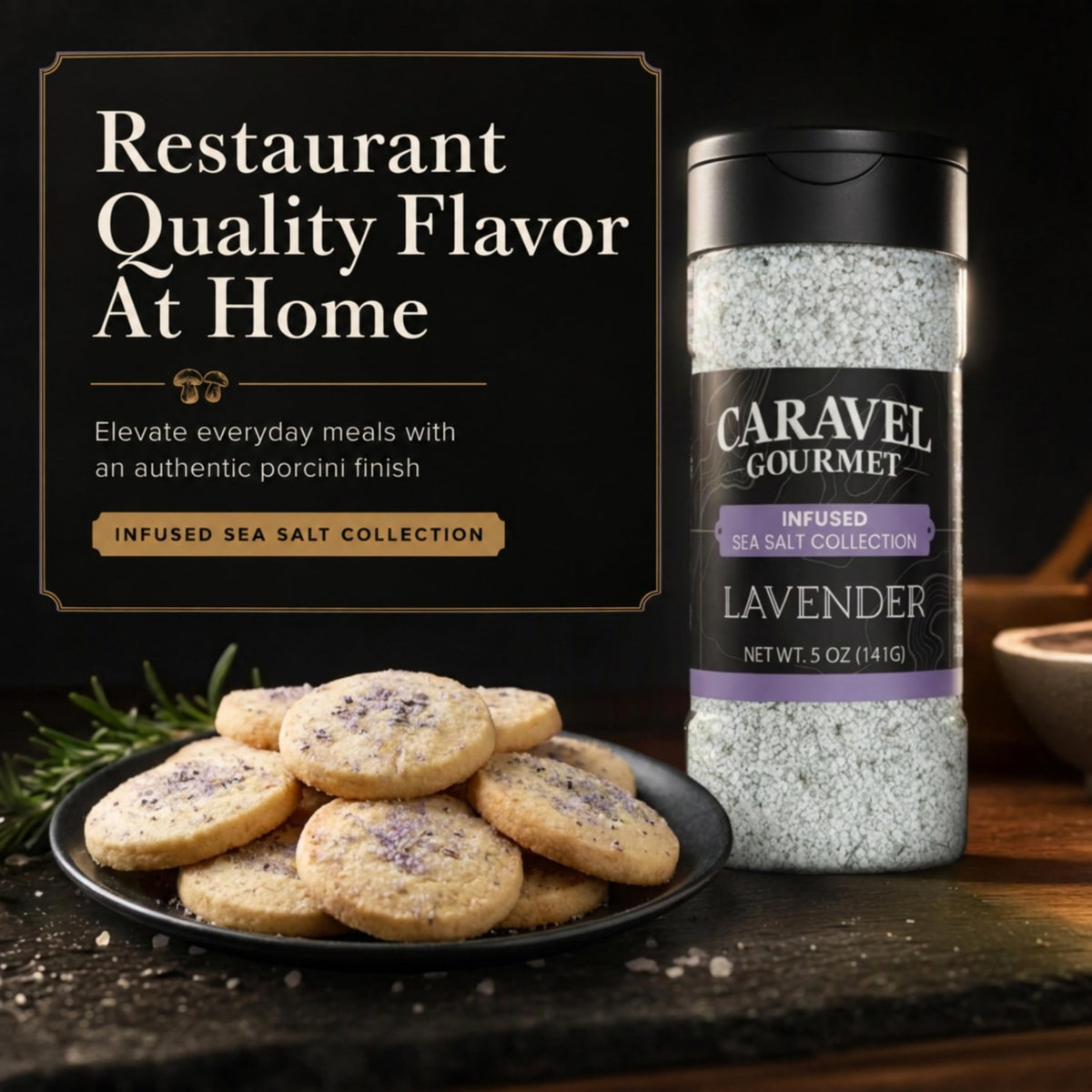 Lavender Sea Salt - Shaker - Case Pack - 8 units, product detail image 5