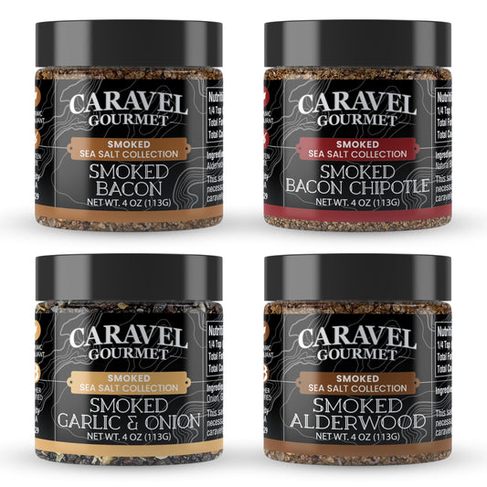 Smoked Sea Salt Mega Sampler - 4 oz Jar 4-Pack