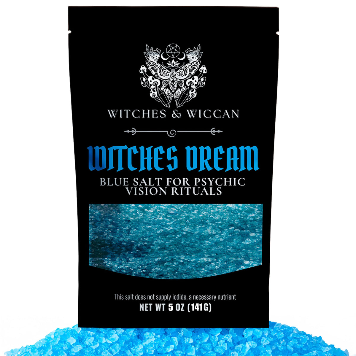 Blue Divination Ritual Salt - 5 oz Pouch