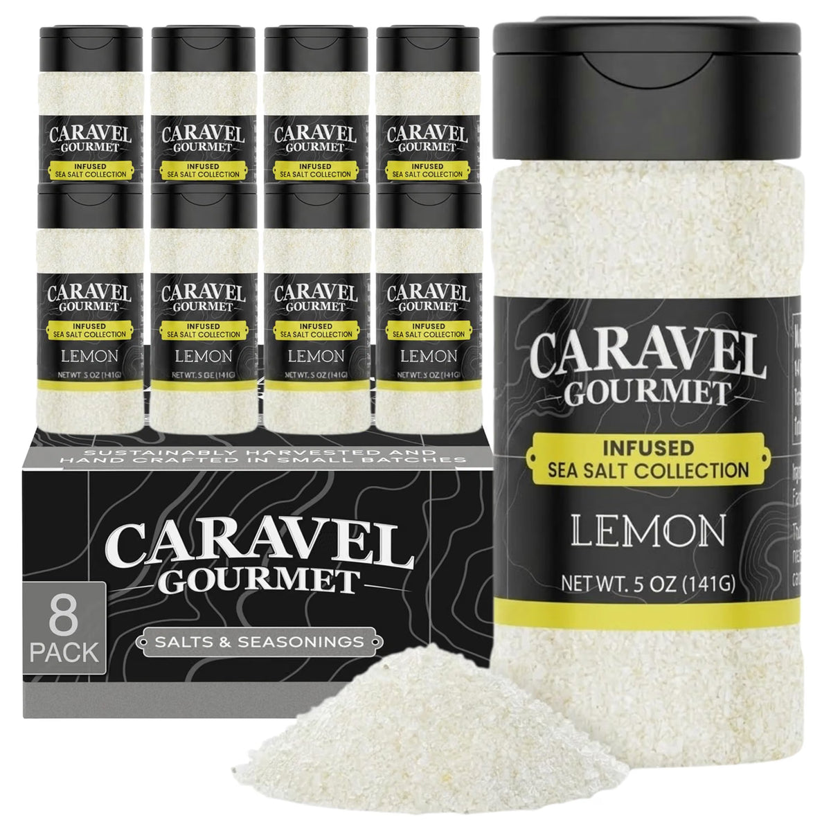 Lemon Sea Salt - Shaker - Case Pack - 8 units