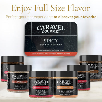 Spicy Sea Salt Sampler - 6 Flavors