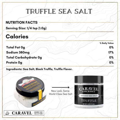 Truffle Sea Salt - 4 oz Chef Jar 3-Pack