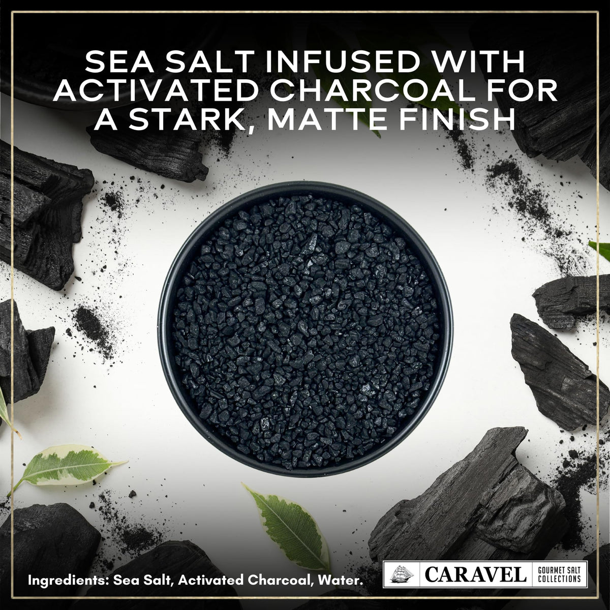 Black Lava Sea Salt - 5 oz Shaker