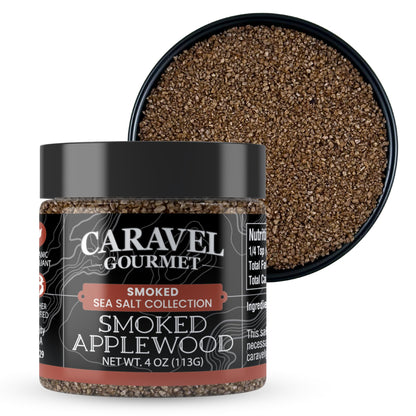 Smoked Applewood Sea Salt - 4 oz Chef Jar