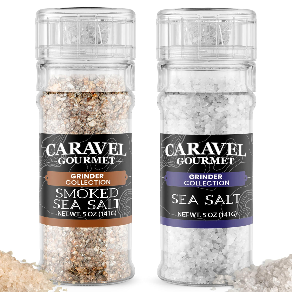 Smoked Alderwood & Sea Salt Grinder Set (2-Pack)
