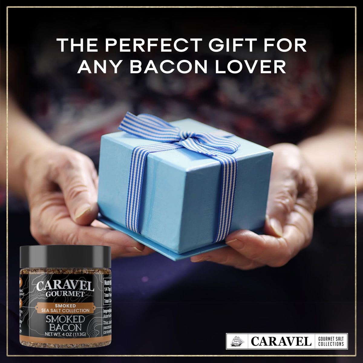 Smoked Bacon Sea Salt - 4 oz Chef Jar 2-Pack