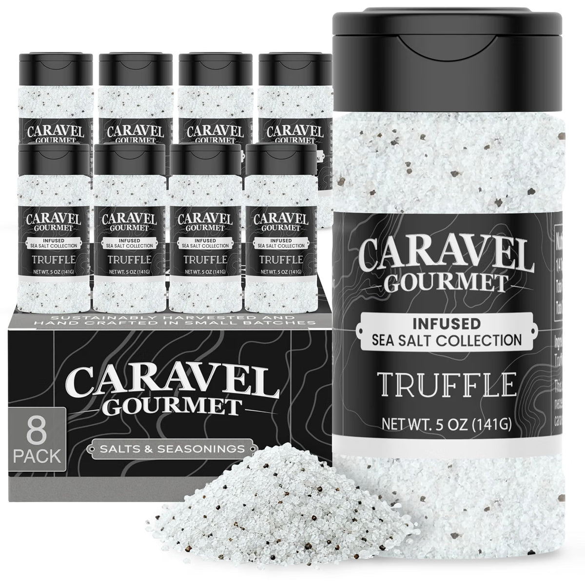Truffle Sea Salt - Shaker - Case Pack - 8 units