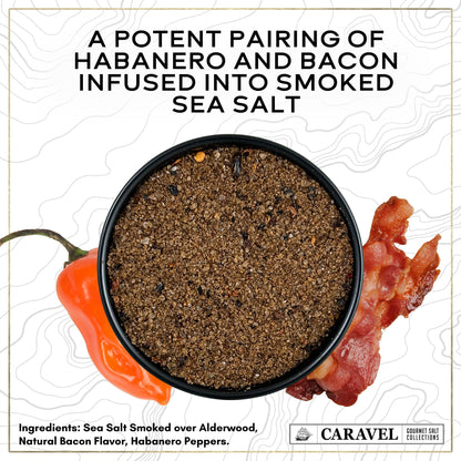 Smoked Bacon Chipotle Sea Salt - 5 oz Shaker