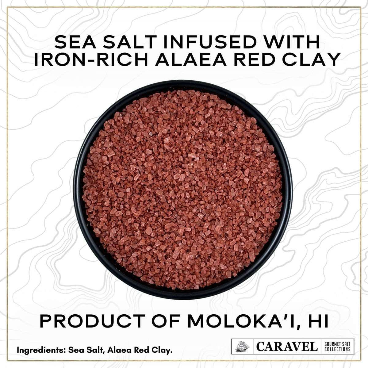 Hawaiian Sea Salt Shaker Gift Set - Alaea Red, Bamboo Jade & Black Lava (3-Pack)