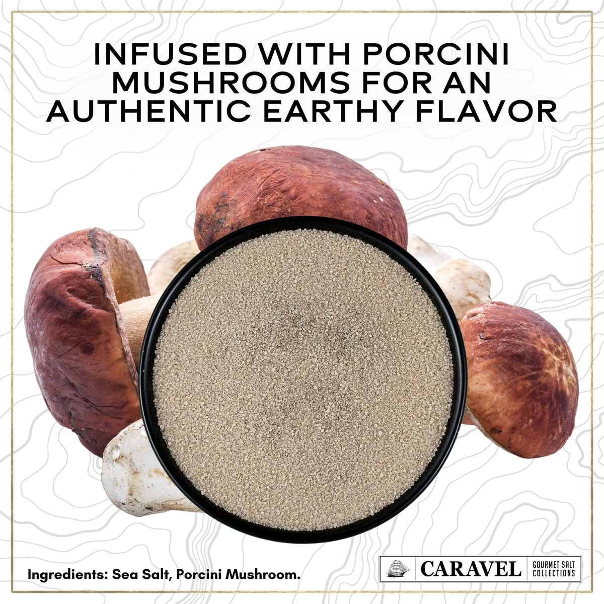 Porcini Sea Salt - 4 oz Chef Jar