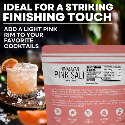 Pink Himalayan Salt, Coarse Grain Grinder Refill, 5 lb pouch - image 4