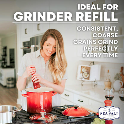 Coarse Grain Sea Salt - 16 oz Shaker, product detail image 3
