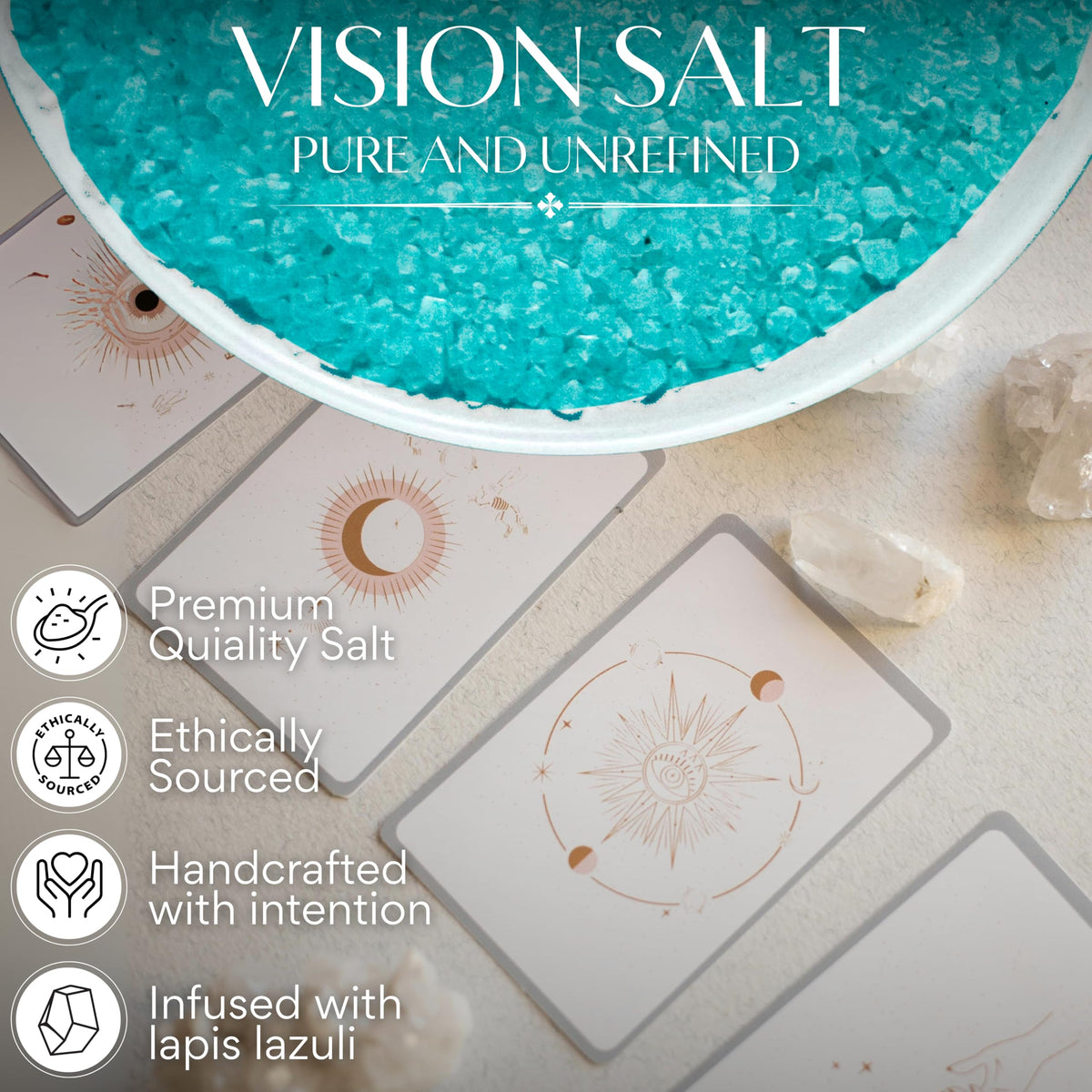 Blue Divination Ritual Salt 14 oz Pouch