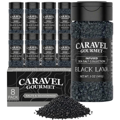 Black Lava Sea Salt - Shaker - Case Pack - 8 units
