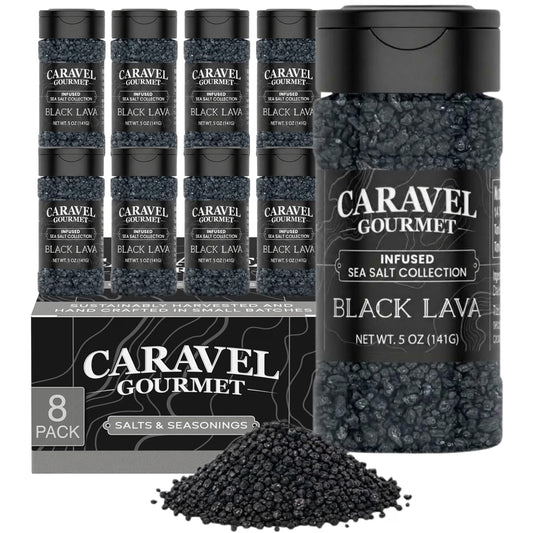 Black Lava Sea Salt - Shaker - Case Pack - 8 units