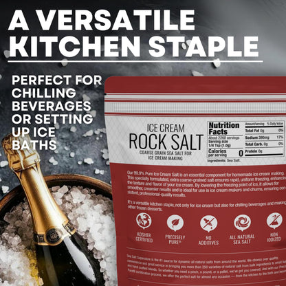 Ice Cream Rock Salt 10 lb Pouch, product detail image 4